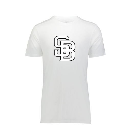 [FTSCUBWH-AS-LOGO1] Decker Men's Tri-Blend T-Shirt - Short Sleeve (Adult S, White, Logo 1)