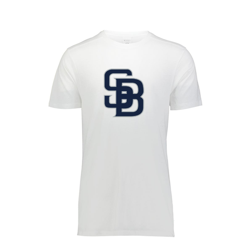 [FTSCUBWH-AS-LOGO2] Decker Men's Tri-Blend T-Shirt - Short Sleeve (Adult S, White, Logo 2)