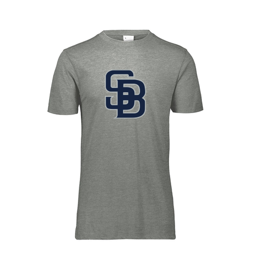 [FTSCUBGY-YS-LOGO2] Decker Youth Tri-Blend T-Shirt - Short Sleeve (Youth S, Gray, Logo 2)