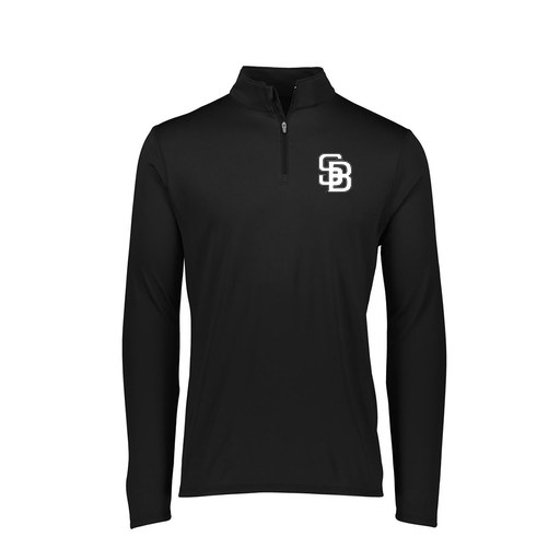 [FTLQFLBK-FAXS-LOGO1] Decker Women's Flex-Lite 1/4 Zip Shirt (Female Adult XS, Black, Logo 1)