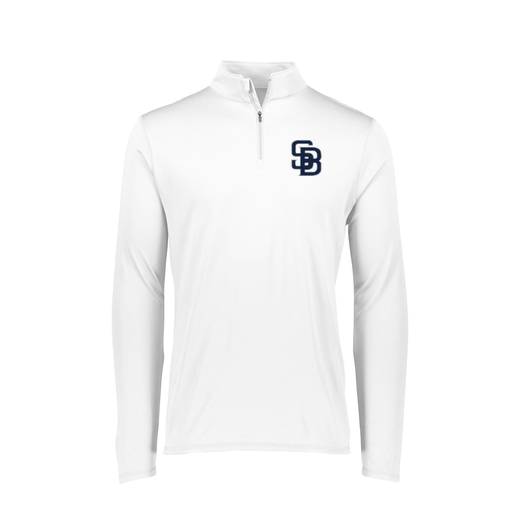 [FTLQFLWH-FAXS-LOGO2] Decker Women's Flex-Lite 1/4 Zip Shirt (Female Adult XS, White, Logo 2)