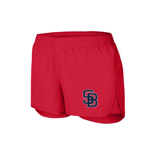 [2430.040.XS-LOGO2] Women's Performance Shorts (Female Adult XS, Red, Logo 2)