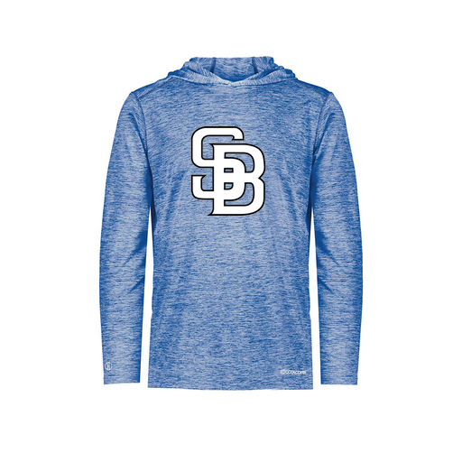 [FOLHCGRY-YS-LOGO1] Decker Youth Charge Hoodie (Youth S, Royal, Logo 1)