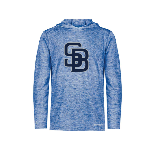 [FOLHCGRY-YS-LOGO2] Decker Youth Charge Hoodie (Youth S, Royal, Logo 2)