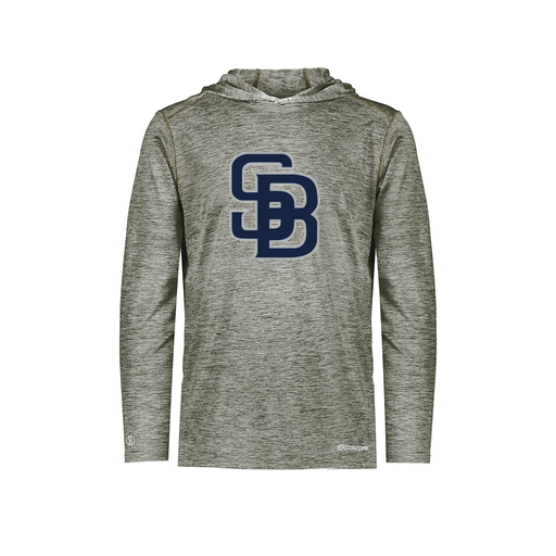 [FOLHCGGY-YS-LOGO2] Decker Youth Charge Hoodie (Youth S, Gray, Logo 2)